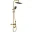 Душова система Rea Helix gold з виливом REA-P6619, Золотий - мініатюра 1