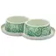 Moderna Double Trendy Dinner Eden 2х350 мл модерна подвійна миска для котів, дизайн Едем - мініатюра 1