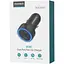Автомобильное зарядное устройство Choetech (1USB Type C; 1USB) 60W PD3.0 QC3.0 Black (TC0014) - миниатюра 1