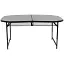 Стіл Bo-Camp Northgate Oval Black Grey 150 x 80 см (1404188) - мініатюра 2
