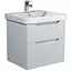 Тумба Мойдодир Malaga 60-A Білий з умивальником Vivace 60 Білий - мініатюра 1
