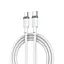 Кабель XO NB208B Type-C Liquid Silicone Data Type-c to Type-c 60W cable 1 м білий - мініатюра 1