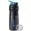 Шейкер спортивний BlenderBottle SportMixer Flip 28oz/820 мл Black/Cyan (SM 28oz Black/Cyan) - мініатюра 1