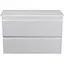 Тумба Мойдодир Unik 80-A ST зі стільницею Білий - мініатюра 1
