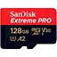 Карта памяти Sandisk 128GB microSDXC C10 UHS-I U3 R200/W90MB/s Extreme Pro V30 + SD (SDSQXCD-128G-GN6MA) - миниатюра 1