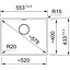 Кухонна мийка Franke Maris, фраграніт, прямокутник, без крил, 553х433х200мм - мініатюра 5