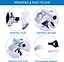 Світлодіодна лупа YOCTOSUN, збільшувальні окуляри з оголов'ям Hands Free і 2 світлодіодами - мініатюра 6