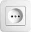 Розетка без заземлення VIKO Rollina біла (90420007) - мініатюра 1