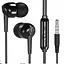 Наушники XO проводные вакуумные EP37 гарнитура с микрофоном черная - миниатюра 5