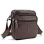 Кожаный компактный мужской мессенджер коричневый Tiding Bag M56-0080C - миниатюра 1