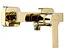 Смеситель для душа Rea Argus gold REA-B6408 Золотой - миниатюра 4
