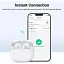 Бездротові навушники Ugreen WS106 HiTune T3 Active Noise-Cancelling Wireless Earbuds White (UGR-90206) - мініатюра 4