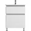 Тумба з умивальником AM.PM X-Joy підлогова 65 см 2 ящики білий M85-FSX0652-WC0652WG38 Білий - мініатюра 1