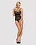 Кружевное боди с доступом 818-TED-1 teddy M/L черное - миниатюра 3