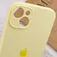 Чехол Silicone Case Full Camera Protective AA для Apple iPhone 14 Plus 6.7 Желтый/Mellow Yellow - миниатюра 7