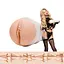 Реалістичний мастурбатор Fleshlight Kenzie Reeves Cream Puff тілесний - мініатюра 3