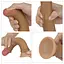 Фалоімітатор LoveToy Nature Cock 18.5 см тілесний - мініатюра 8