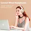 Навушники Onikuma Cat Ear Bluetooth Wireless Gaming Headset B5, BT5.3, AUX, 1000mAh, Type-C, 55H, RGB, ivory - мініатюра 11