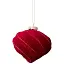 Ялинкова кулька Chomik Дзиґа велюр 8 см червона (5900779882034_3) - мініатюра 1