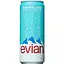 Вода минеральная Evian газированная з/б 0.33 л - мініатюра 1