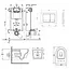 Набор: Qtap инсталляция 3 в 1 Nest QT0133M425 с панелью смыва квадратной QT0111M06028CRM + унитаз с сиденьем Jay QT07335176W - миниатюра 2