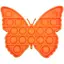 Сенсорна іграшка Pop it антистрес метелик оранжевий - мініатюра 1
