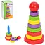 Деревянная игрушка "Пирамидка" 17 см, 7 колец MD0865 - миниатюра 1