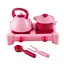 Дитячий ігровий набір посуду з газовою плитою ЮНІКА 70408(Pink) 6 предметів, рожевий - мініатюра 1