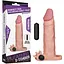 Насадка на пенис с вибрацией Lovetoy Pleasure X-Tender 18.5 см телесный - миниатюра 1