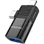 Перехідник Borofone BV18 2 в 1 iP male/Type-C male to USB female USB 2.0 - мініатюра 1