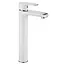 Смеситель для умывальника Rea Bloom высокий белый/хром REA-B9917 Белый - миниатюра 1