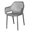 Стілець садовий пластиковий Bica Aria бежево-сірий - мініатюра 1