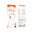 Дротові навушники Borofone BM90 Miller універсальні earphones with microphone, 3.5mm, 1.2m, white - мініатюра 4