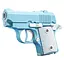 Дитячий іграшковий пістолет-антистрес Blue / White - мініатюра 1