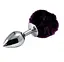 Анальна пробка Pompon Metal Plug Large 14 см (фіолетовий) - мініатюра 1