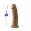 Фалоімітатор SilexD Silicone Dildo Model 2 Size 7.5" 19 см тілесний - мініатюра 7