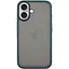 Чохол Epik TPU+PC Metal Buttons для Apple iPhone 16, 6.1 Зелений - мініатюра 1