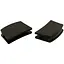 Набір силіконових прихваток Zauberg 7.5х4.5 см, 2 шт. чорний (SH2) - мініатюра 1