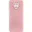 Чохол TPU GETMAN Liquid Silk Full Camera для Xiaomi Redmi Note 9s / Note 9 Pro / Note 9 Pro Max Рожевий / Pink - мініатюра 1