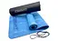 Коврик для йоги и фитнеса EasyFit PER Premium Mat 8 мм синий + Чехол - миниатюра 1