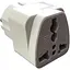Перехідник мережевий з американської вилки на євро із заземленням універсальний England - мініатюра 1