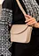 Жіноча шкіряна сумка Molly світло-бежевий краст - мініатюра 4
