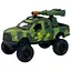 Джип CLM-25-56K зелений, металевий, 15 см, світло та звук, відчиняються двері, гумові колеса - мініатюра 1