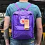 Рюкзак городской Fjallraven Kanken 16 л Classic Темно-фиолетовый - миниатюра 4