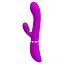 Вібратор-кролик Pretty Love Clitoris Vibrator 20.8 см фіолетовий - мініатюра 4