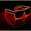 Окуляри світлодіодні Leds сонцезахисні El Neon ray red неонові - мініатюра 1