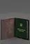 Кожаная обложка для военного билета с карманами 7.2 темно-коричневая - миниатюра 4