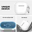 Чехол AhaStyle Colorful Silicone Case для AirPods 4 White [133818] - миниатюра 2