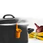 Силіконовий підйомник підставка для кришки каструлі для виходу пари, Kitchen Master Помаранчевий 85940 - мініатюра 3