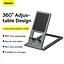 Підставка для телефону Baseus Foldable Metal gray - миниатюра 11